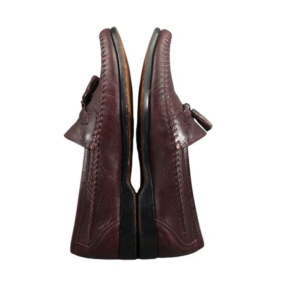 Stamati Mastroianni Shoes Mens 10 Tassel Loafers Moccasin Leather Classic Brown main image 4